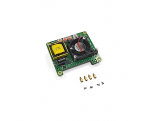 GAT‑pihat is compatible with Raspberry Pi 4 and 3B+. It works with IEEE 802.3af PoE switches or 48V PoE injectors, delivering 5V 10W power and gigabit transmission speed for the Raspberry Pi.